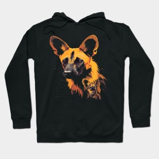 African Wild Dog Mothers Day Hoodie